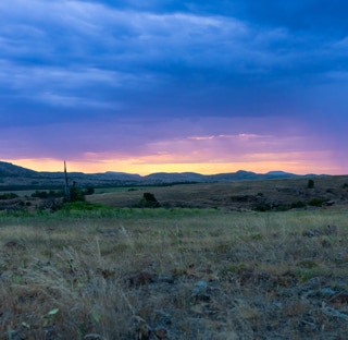 Sunrise picture from the Wichita Mountains